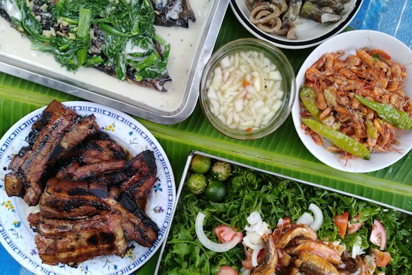 Chinese Filipino rice meal